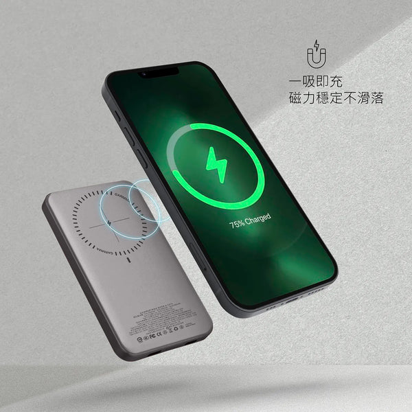 【門市發售】Garmma 永橙✖️Sanrio  Kuromi 5000mAh  磁吸外置充電器(只限香港發售,不設平郵)