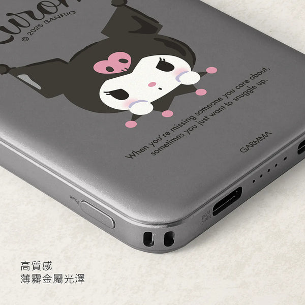 【門市發售】Garmma 永橙✖️Sanrio  Kuromi 5000mAh  磁吸外置充電器(只限香港發售,不設平郵)