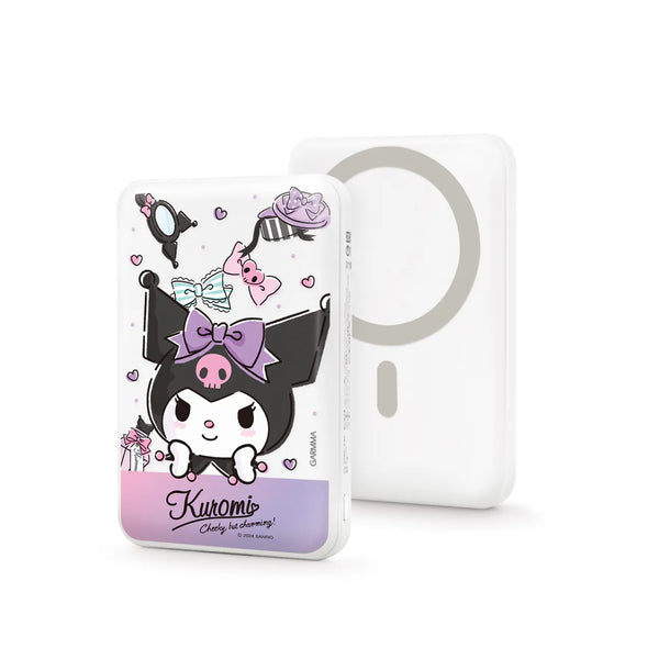 【門市發售】Garmma 永橙✖️Sanrio Kuromi  10000mAh  磁吸無線外置充電器(只限香港發售,不設平郵)