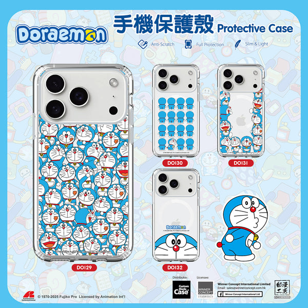 Doraemon Clear Case / iPhone Case / Android Case / Samsung Case 多啦A夢 正版授權 全包邊氣囊防撞手機殼 (DO131)