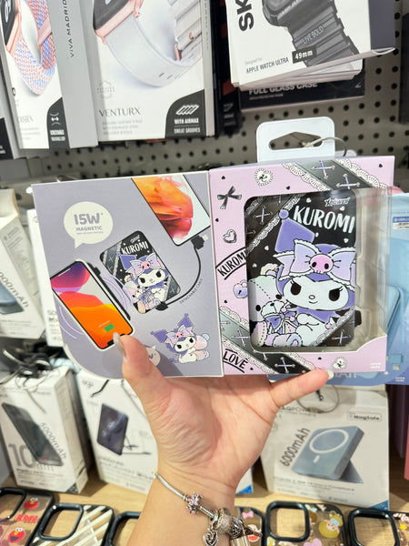 【門市發售】Xpower Kuromi 10000mAh  3合1磁吸 外置充電器-M10C(只限香港發售,不設平郵)