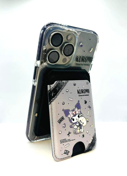 【門市發售】Kuromi 磁吸殼➕卡套 (iPhone 14-15系列)
