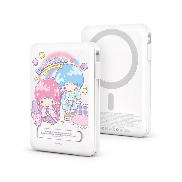 【門市發售】Garmma 永橙✖️Sanrio  10000mAh  數顯帶線磁吸外置充電器(只限香港發售,不設平郵)