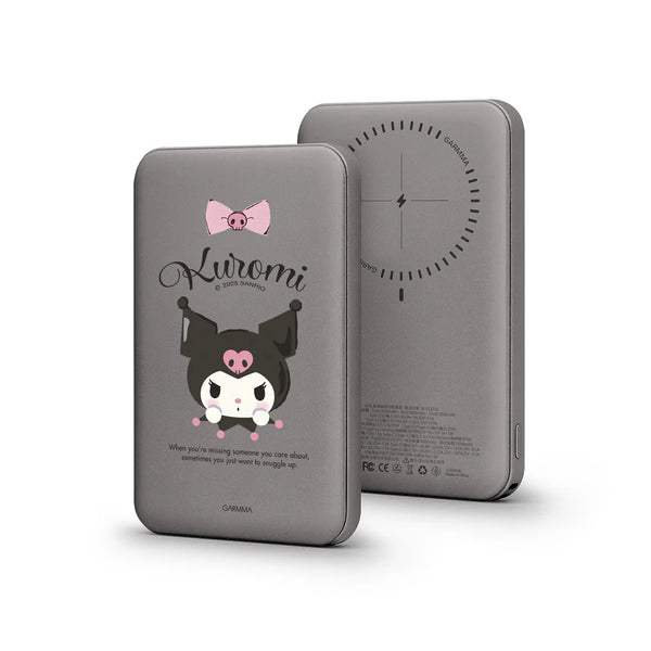 【門市發售】Garmma 永橙✖️Sanrio  Kuromi 5000mAh  磁吸外置充電器(只限香港發售,不設平郵)