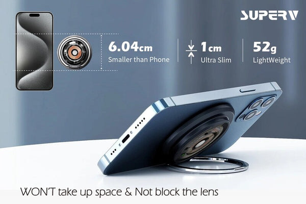 【門市發售】SuperV 15W PD3.0磁吸充電支架(G93)