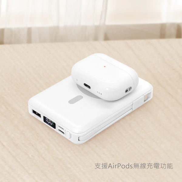 【門市發售】Garmma 永橙✖️Sanrio  Pochacco/玉桂狗  10000mAh  數顯帶線磁吸外置充電器(只限香港發售,不設平郵)