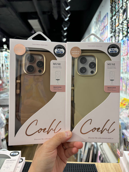 【門市發售】Coehl 掛繩手機殼(iPhone 16Pro/16Pro Max)