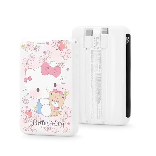 【門市發售】Garmma 永橙✖️Sanrio  Hello Kitty 10000mAh  數顯帶線外置充電器(只限香港發售,不設平郵)