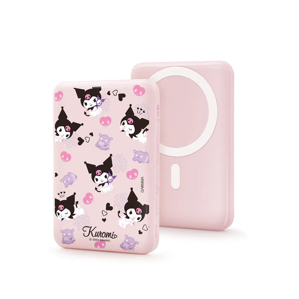 【門市發售】Garmma 永橙✖️Sanrio Kuromi  10000mAh  磁吸無線外置充電器(只限香港發售,不設平郵)