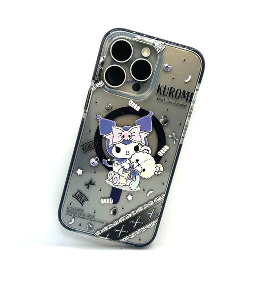 【門市發售】Kuromi 磁吸殼➕卡套 (iPhone 14-15系列)