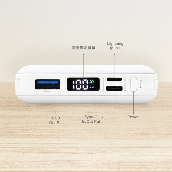 【門市發售】Garmma 永橙✖️Sanrio  Hello Kitty  10000mAh  數顯帶線磁吸外置充電器(只限香港發售,不設平郵)