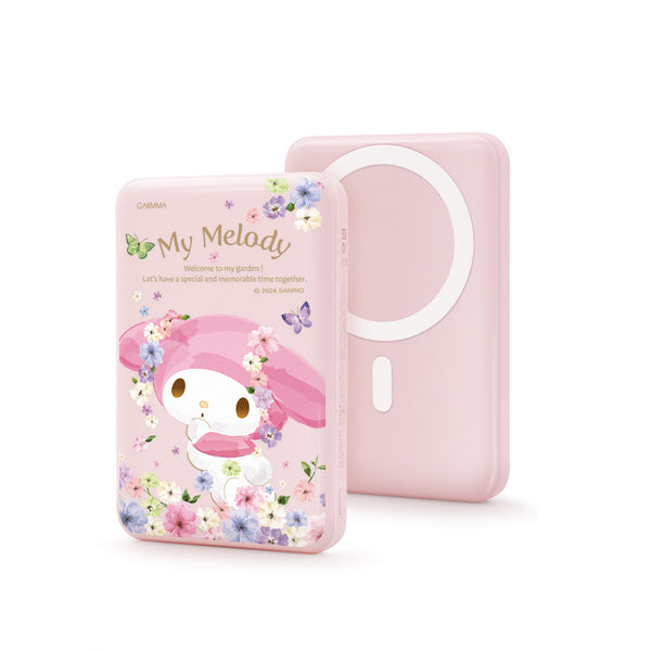 【門市發售】Garmma 永橙✖️Sanrio My Melody  10000mAh  磁吸無線外置充電器(只限香港發售,不設平郵)