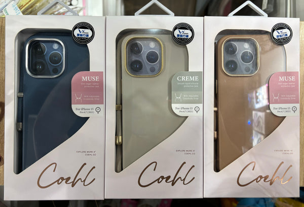 【門市發售】Coehl 掛繩手機殼(iPhone 15Pro/15Pro Max)
