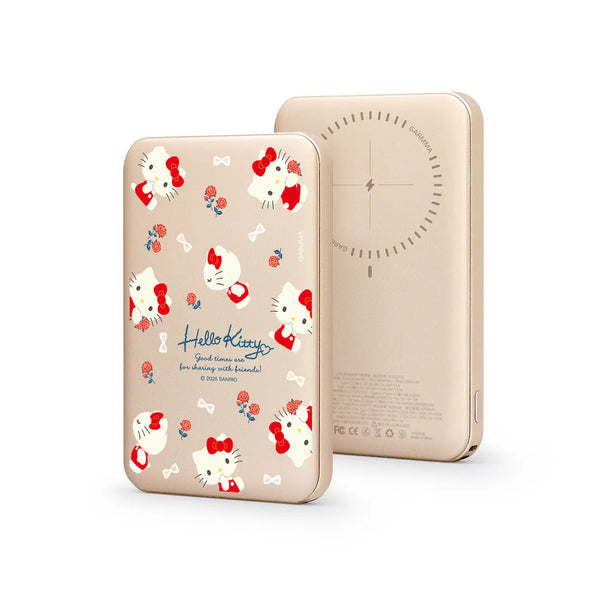 【門市發售】Garmma 永橙✖️Sanrio  Hello Kitty 5000mAh  磁吸外置充電器(只限香港發售,不設平郵)