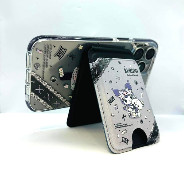 【門市發售】Kuromi 磁吸殼➕卡套 (iPhone 14-15系列)