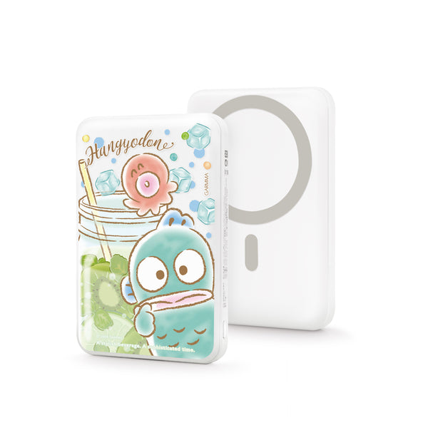 【門市發售】Garmma 永橙✖️Sanrio 水怪 Hangyodon 10000mAh  磁吸無線外置充電器(只限香港發售,不設平郵)