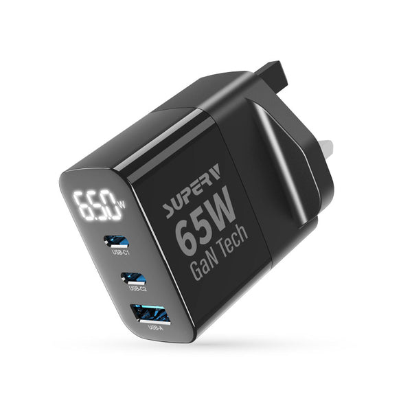 【門市發售】SuperV 65W PD 快充火牛(G86)