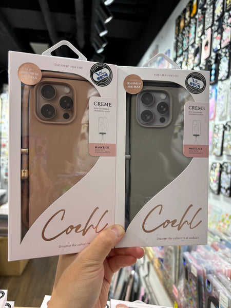 【門市發售】Coehl 掛繩手機殼(iPhone 16Pro/16Pro Max)