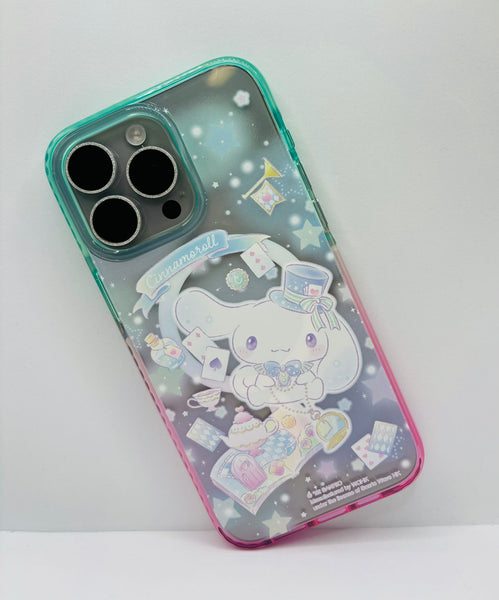 【門市發售】玉桂狗 Cinnamoroll 漸變磁吸殼➕卡套 (iPhone 14-15系列)