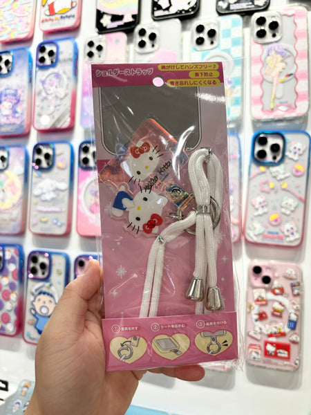 【門市發售】日本 Sanrio 手機掛繩(連公仔牌)