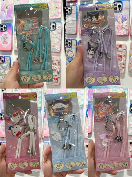 【門市發售】日本 Sanrio 手機掛繩(連公仔牌)