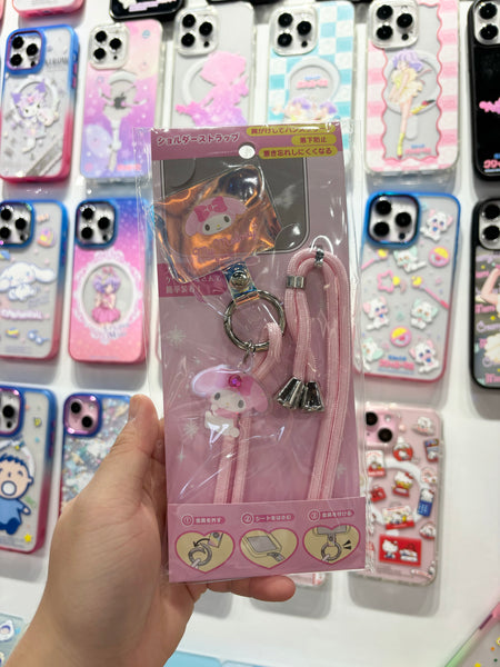 【門市發售】日本 Sanrio 手機掛繩(連公仔牌)