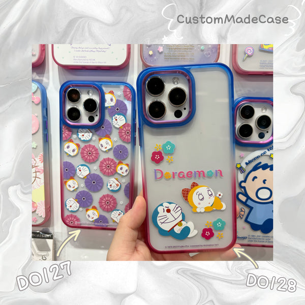 【門市發售】Doraemon 多啦A夢 彩色漸變 手機殼(iPhone13-15)