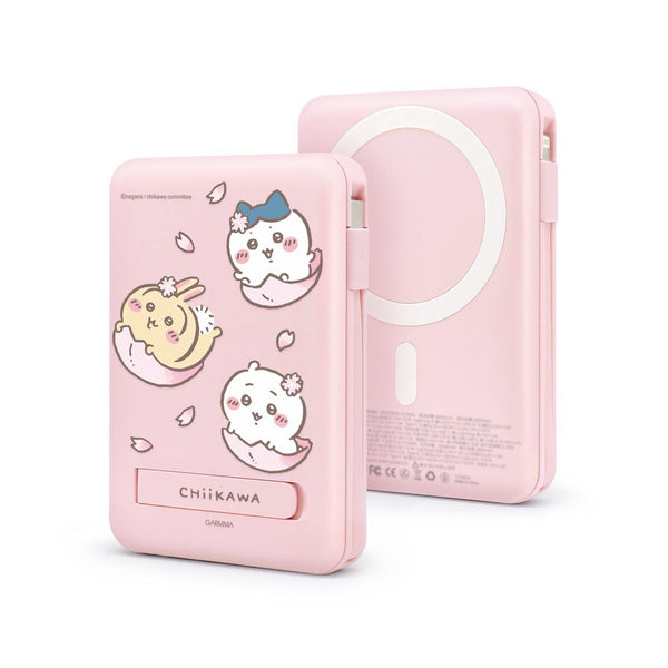 【門市發售】Garmma 永橙✖️Chiikawa  10000mAh  數顯帶線磁吸外置充電器(只限香港發售,不設平郵)