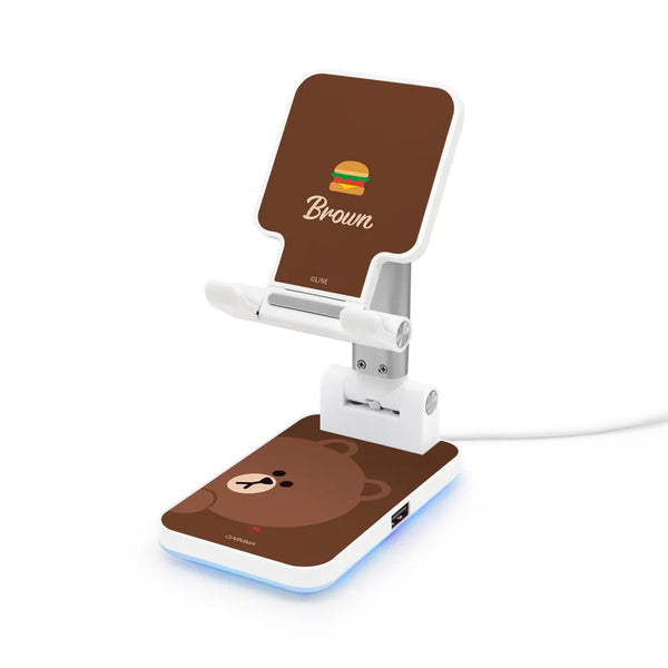 【門市發售】Garmma永橙 Line Friends 折疊無線充電支架(只限香港發售,不設平郵)