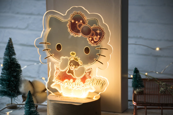 Hello Kitty Acrylic LED Lamp (KT83L)