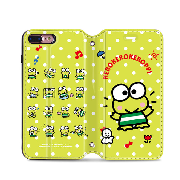 KeroKeroKeroppi Leather Flip Case (KRCM03)