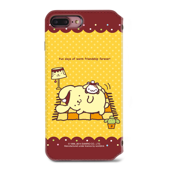 Pom Pom Purin Leather Flip Case (PNCM03)