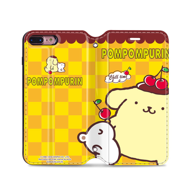 Pom Pom Purin Leather Flip Case (PNCM05)
