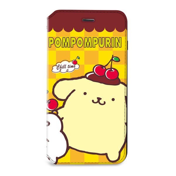 Pom Pom Purin Leather Flip Case (PNCM05)