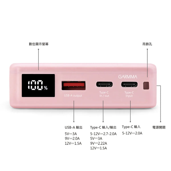 【門市發售】Garmma 永橙✖️Sanrio 皮革Kuromi PD快充 10000mAh  外置充電器（只限香港發售，不設平郵）