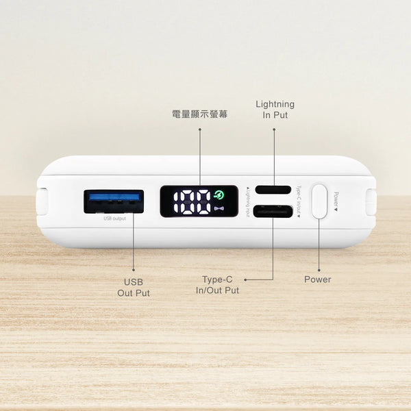 【門市發售】Garmma 永橙✖️Sanrio  10000mAh  數顯帶線磁吸外置充電器（只限香港發售，不設平郵）