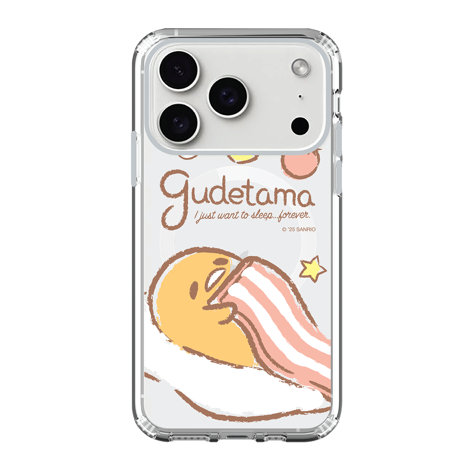 Gudetama Clear Case / iPhone Case / Android Case / Samsung Case 防撞透明手機殼 (GU92)