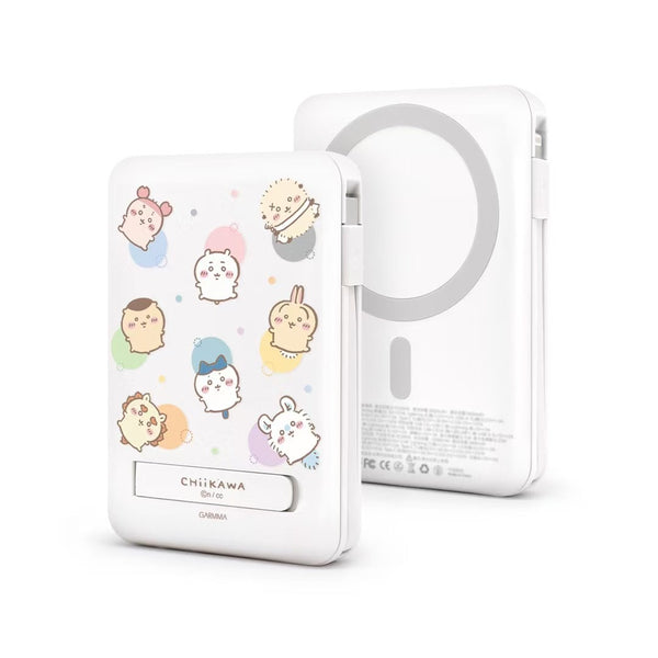 【門市發售】Garmma 永橙✖️Chiikawa  10000mAh  數顯帶線磁吸外置充電器（只限香港發售，不設平郵）