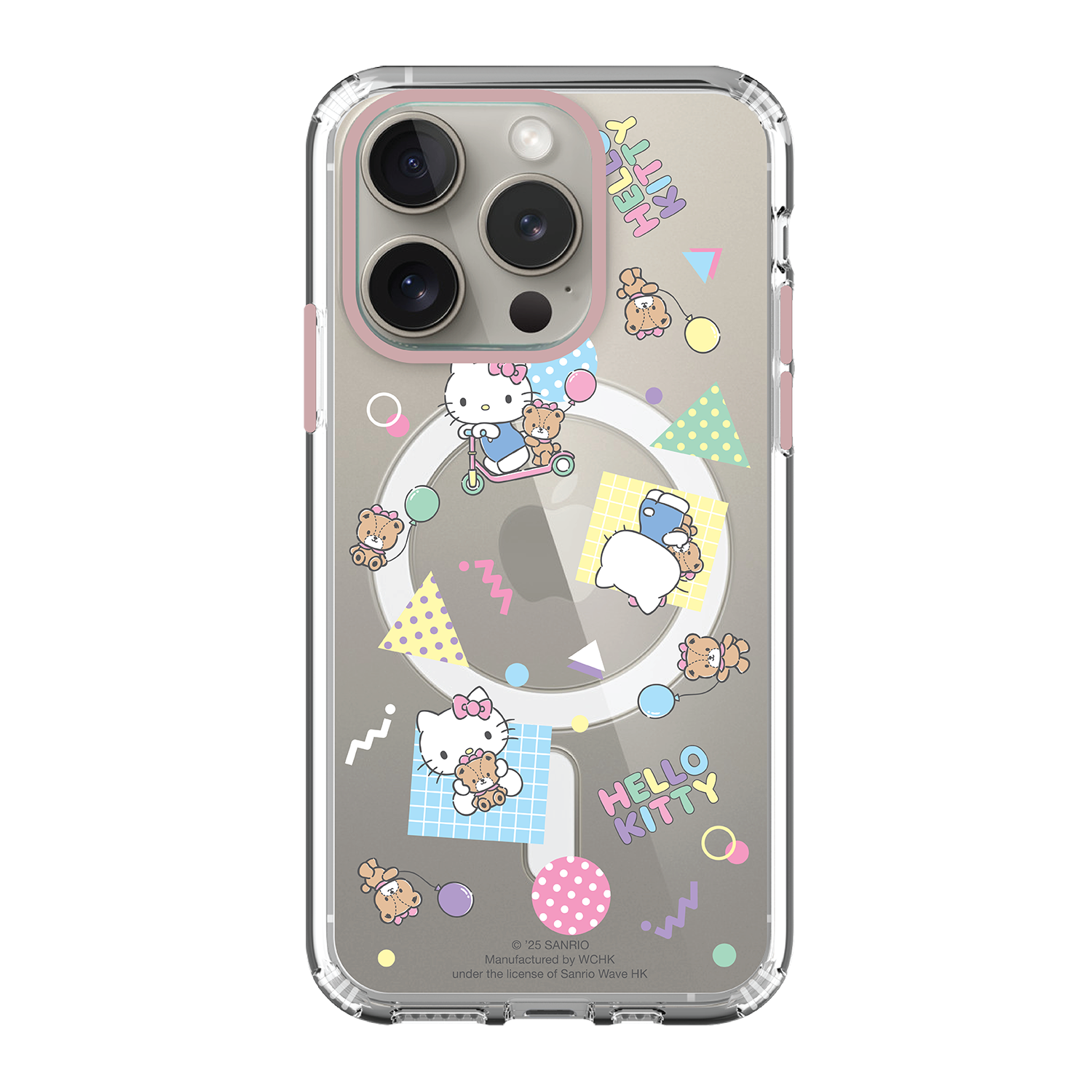 Hello Kitty Clear Case / iPhone Case / Android Case / Samsung Case 正版授權 全包邊氣囊防撞手機殼 (KT164)