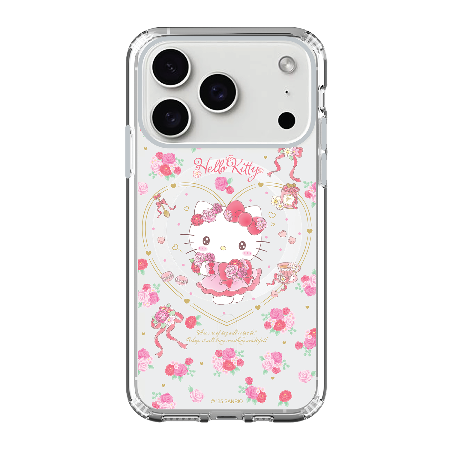 Hello Kitty Clear Case / iPhone Case / Android Case / Samsung Case 正版授權 全包邊氣囊防撞手機殼 (KT165)