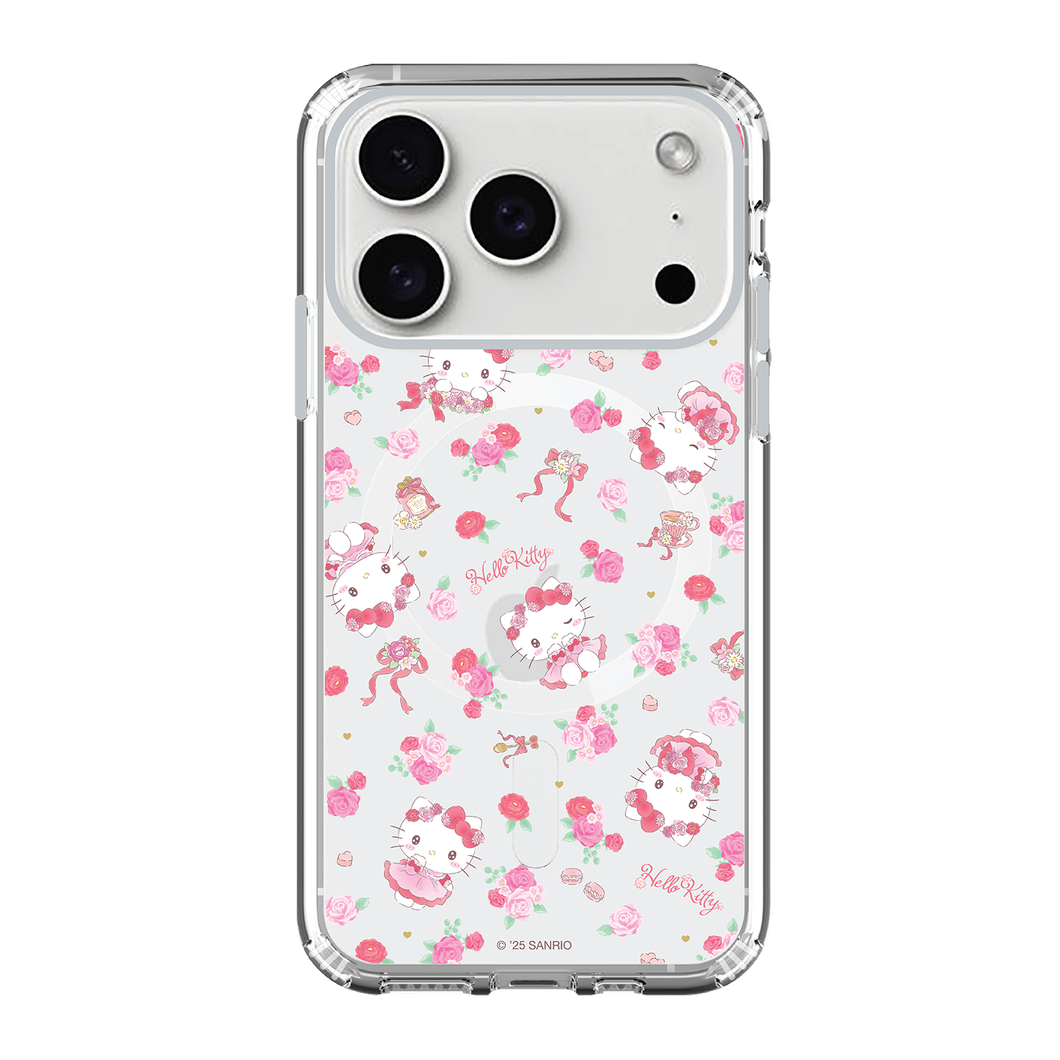 Hello Kitty Clear Case / iPhone Case / Android Case / Samsung Case 正版授權 全包邊氣囊防撞手機殼 (KT166)