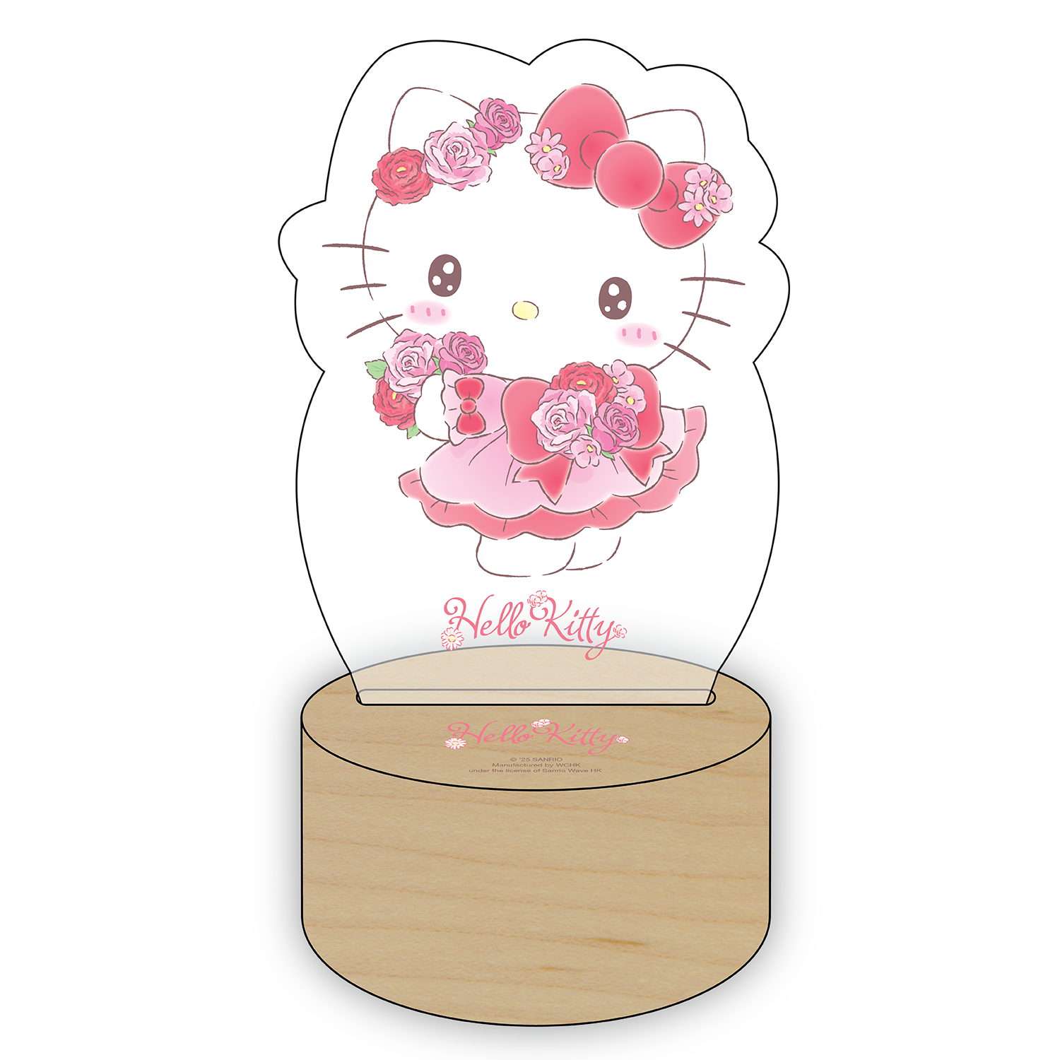 Hello Kitty Acrylic LED Lamp (KT83L)