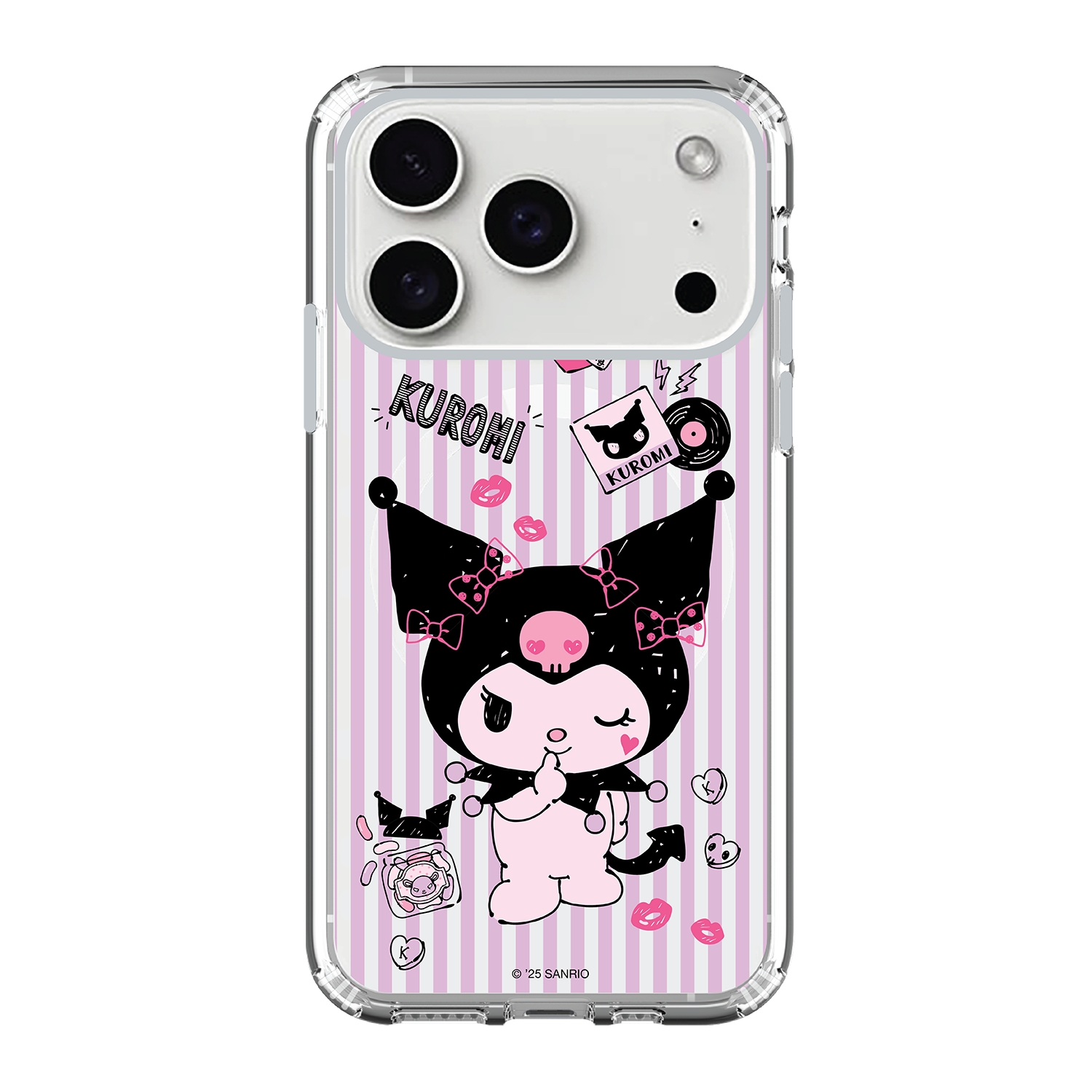 Kuromi Clear Case / iPhone Case / Android Case / Samsung Case 防撞透明手機殼 (KU100)