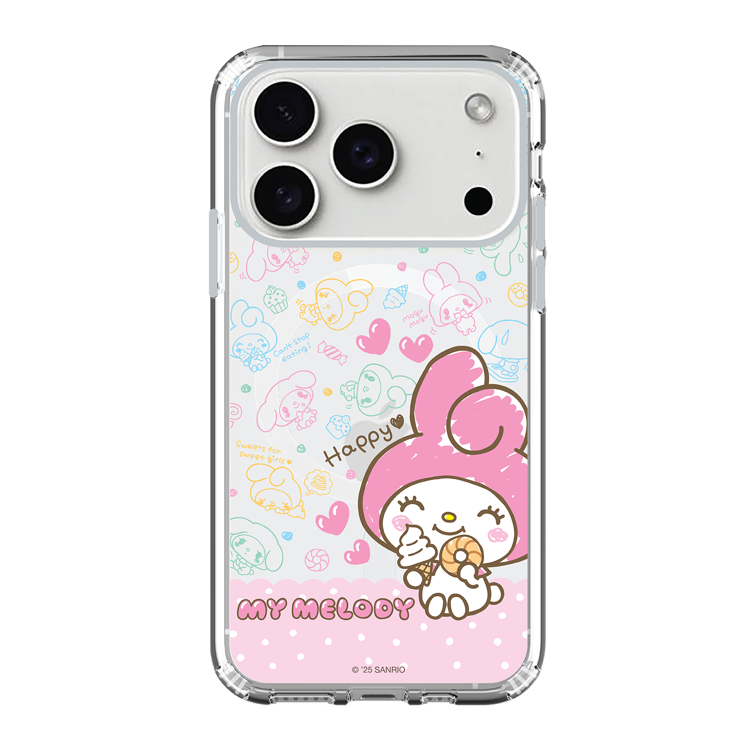My Melody Clear Case / iPhone Case / Android Case / Samsung Case 防撞透明手機殼 (MM104)