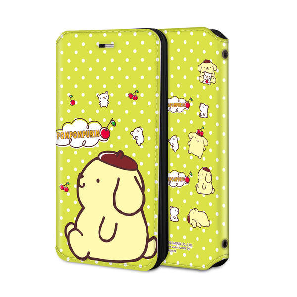Pom Pom Purin Leather Flip Case (PNCM07)