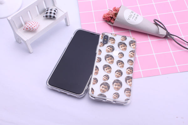 Custom Glossy Glass Case (Plain Backgroud)