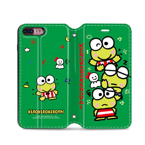 KeroKeroKeroppi Leather Flip Case (KRCM02)