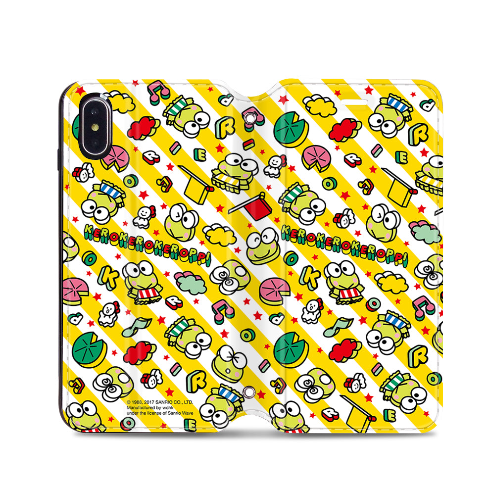 KeroKeroKeroppi Leather Flip Case (KRCM04)