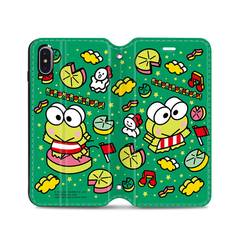 KeroKeroKeroppi Leather Flip Case (KRCM05)
