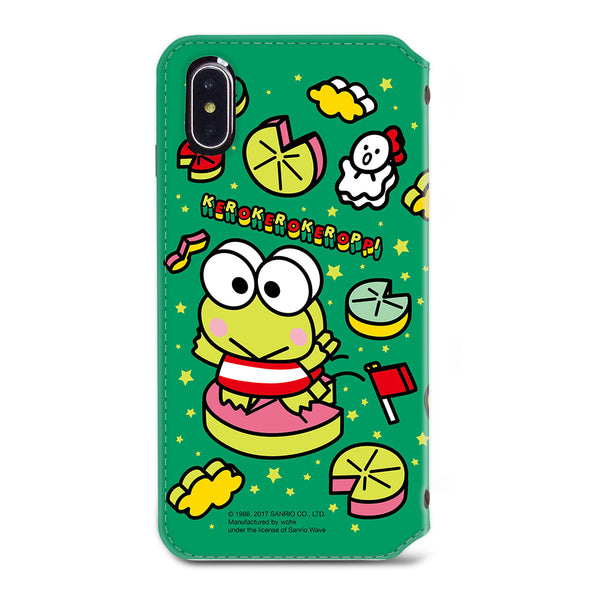 KeroKeroKeroppi Leather Flip Case (KRCM05)